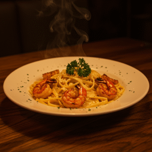 Cajun Shrimp Alfredo Bowl